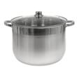 Oala din inox cu capac din sticla, 34cm, fund termic multistrat, 22.4l Klausberg
