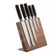 Set cutite din oțel inoxidabil, 6 piese, suport lemn cu placa magnetica, Kassel