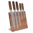 Set cutite din oțel inoxidabil, 6 piese, suport lemn cu placa magnetica, Kassel