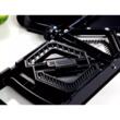 Feliator multifunctional pentru legume, cu suport, KingHoff