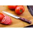Set cutite Inox, 6 piese, suport patrat din lemn, mâner Pakka maro, KingHoff