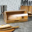 Cutie pentru paine, 39x28x18.5 cm, din acril-bambus, KingHoff