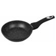 Tigaie din aluminiu, marmorata, neagra, 18cm Klausberg