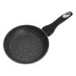 Tigaie din aluminiu, marmorata, neagra, 18cm Klausberg