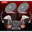 Polizor de banc cu 2 pietre 150mm 200W, lampa led, Verke