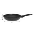 Tigaie din aluminiu, marmorata, gri, 28cm Klausberg