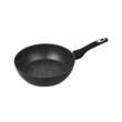 Tigaie aluminiu, marmorata, adanca, neagra, 28cm Klausberg