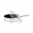 Tigaie adanca cu capac, fund termic multistrat, inox, 24 cm, Kinghoff
