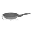 Tigaie din aluminiu, marmorata, gri, 22 cm, Klausberg