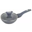 Tigaie cu capac, aluminiu, marmorata, gri, 24 cm, Klausberg
