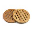 Suport oale fierbinti, din bambus, rotund, set 2 bucati 17,5x1,2 cm Kinghoff