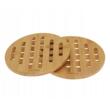 Suport oale fierbinti, din bambus, rotund, set 2 bucati 17,5x1,2 cm Kinghoff