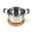 Suport oale fierbinti, din bambus, rotund, set 2 bucati 17,5x1,2 cm Kinghoff