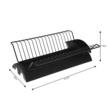 Suport pentru vase de bucatarie, negru, otel-plastic, 41,5x25,5x11,5 cm Kinghoff