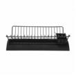 Suport pentru vase de bucatarie, negru, otel-plastic, 41,5x25,5x11,5 cm Kinghoff