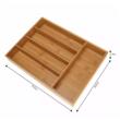 Cutie tacamuri din bambus pentru sertar, 5 compartimente, 35,5x26,5 cm Kinghoff