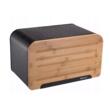 Cutie pentru paine, otel, 35x20,4x21,5 cm neagra,  Kinghoff