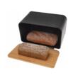 Cutie pentru paine, otel, 35x20,4x21,5 cm neagra,  Kinghoff