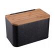 Cutie pentru paine, otel, 35x20,4x21,5 cm neagra,  Kinghoff