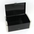 Cutie pentru paine, otel, 39,5x21,5x17 cm neagra Klausberg