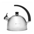 Fierbător tradițional fabricat din inox, ceainic  2.6 litri, 19-23 cm , argintiu, Indigo, Kassel