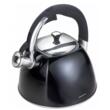  Fierbător tradițional cu fluier fabricat din inox, ceainic 3 litri, 15-25 cm, negru, Klausberg