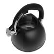  Fierbător tradițional cu fluier fabricat din inox, ceainic 3 litri, 15-25 cm, negru, Klausberg