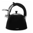  Fierbător tradițional cu fluier fabricat din inox, ceainic 3 litri, 14-24.5 cm, negru, Klausberg