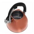  Fierbător tradițional cu fluier fabricat din inox, ceainic 3 litri, 22.2-25 cm, maro, Klausberg