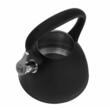  Fierbător tradițional cu fluier fabricat din inox, ceainic 3 litri, 20-24 cm, negru, Klausberg