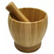 Mojar cu pistil din bambus, 11.5x11.7cm maro, Kinghoff