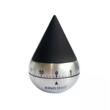 Cronometru de bucatarie din otel, 62x92 mm, 60 minute, gri, inox, Kinghoff