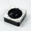 Cronometru magnetic de bucatarie din otel, 68x44 mm, 60 minute, gri, inox, Kinghoff
