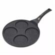 Tigaie pentru oua si clatite, negru, 26.5 cm, Kinghoff