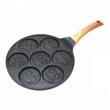 Tigaie cu strat din marmura pentru oua si clatite cu 7 fete zambitoare, 26.5 cm, Kinghoff