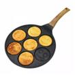 Tigaie cu strat din marmura pentru oua si clatite cu 7 fete zambitoare, 26.5 cm, Kinghoff