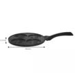 Tigaie cu strat din marmura pentru oua si clatite cu 7 fete zambitoare, 26.5 cm, Kinghoff