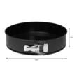 Forma rotunda cu strat din marmura de copt, tava pentru tort 28 x 6.8 cm, Kinghoff