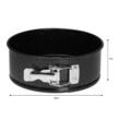 Forma rotunda cu strat din marmura pentru copt, tava pentru tort 18 x 6.8 cm, Kinghoff