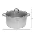 Oala din inox 11.5 litri cu capac, 30 cm,fund termic multistrat, Klausberg