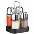 Set  4 recipiente, pentru condimente, ulei si otet,  13x11,6x19,5 cm capacitate 160 ml, KingHoff