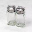 Set de 2 recipiente pentru sare si piper, 9,8x5,2x11,5 cm capacitate 100 grame, KingHoff