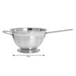Strecuratoare din inox, cu maner, 24 cm, Klausberg