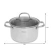 Oala din inox, cu capac sticla, 3.3 l, 20 cm, Klausberg
