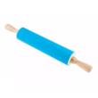 Sucitor din silicon cu ax rotativ si manere din lemn, 47.5 x 6.5 cm, Kinghoff