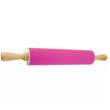Sucitor din silicon cu ax rotativ si manere din lemn, 39.5 x 5.3 cm, Kinghoff