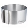 Forma pentru tort reglabila 16 - 30 cm, rotunda, Kinghoff