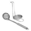 Polonic cu suport, inox, capacitate 100 ml 17.5x32 cm, Kinghoff