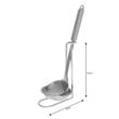 Polonic cu suport, inox, capacitate 100 ml 17.5x32 cm, Kinghoff