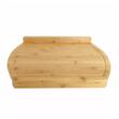 Tocator manual din bambus cu margini, dreptunghiular, 58x38x4 cm, Kinghoff
